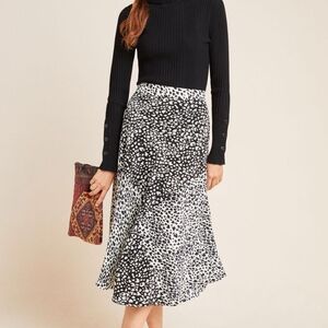 Anthropologie Monochrome Asymmetrical Skirt